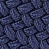 gevlochten riem blauw