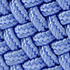 gevlochten riem blauw