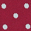 bretels rood met witte polkadots