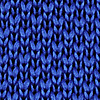 stropdas gebreid cyaan blauw