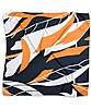 sjaal patroon oranje wit vierkant