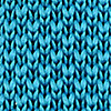 stropdas gebreid cyaan blauw
