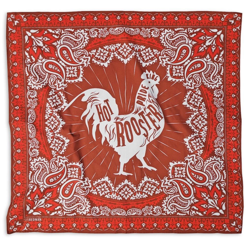 Bandana Rooster Rood - 2