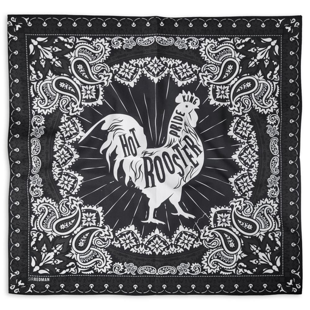 Bandana Rooster Zwart - 2