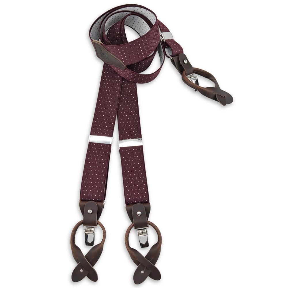 bretels Mayfair Dots Burgundy - 1
