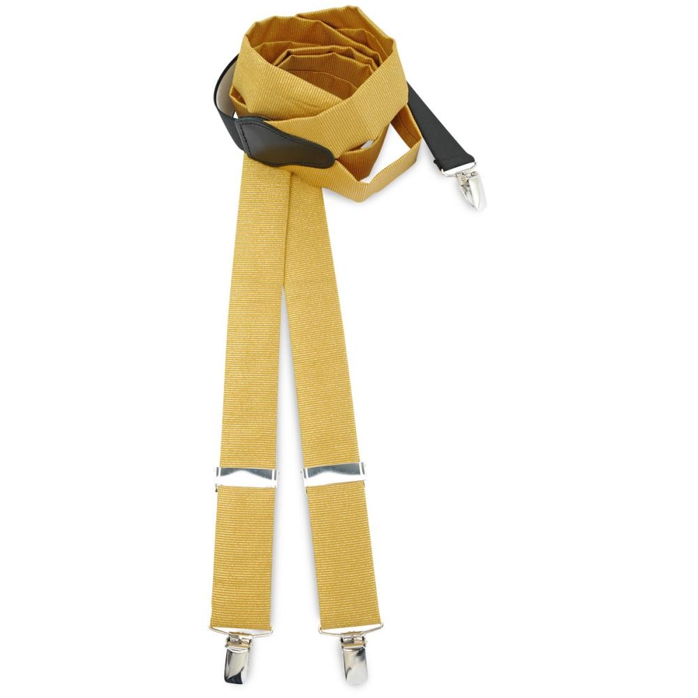 bretels polyester stof goud - 1