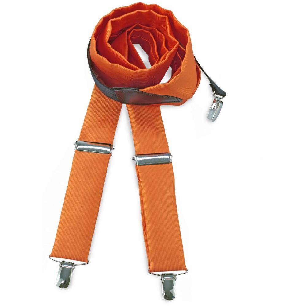 bretels polyester stof oranje repp - 1