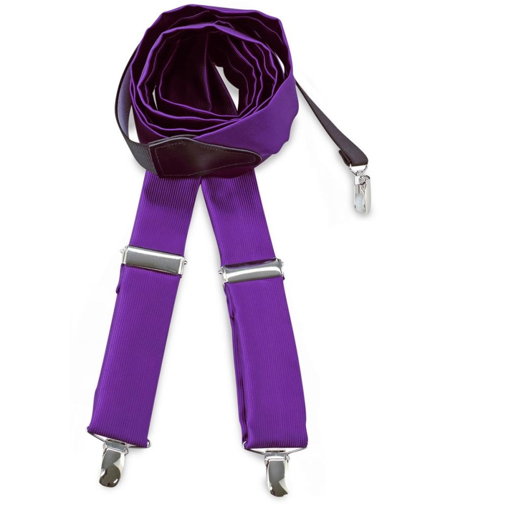 bretels polyester stof paars - 1