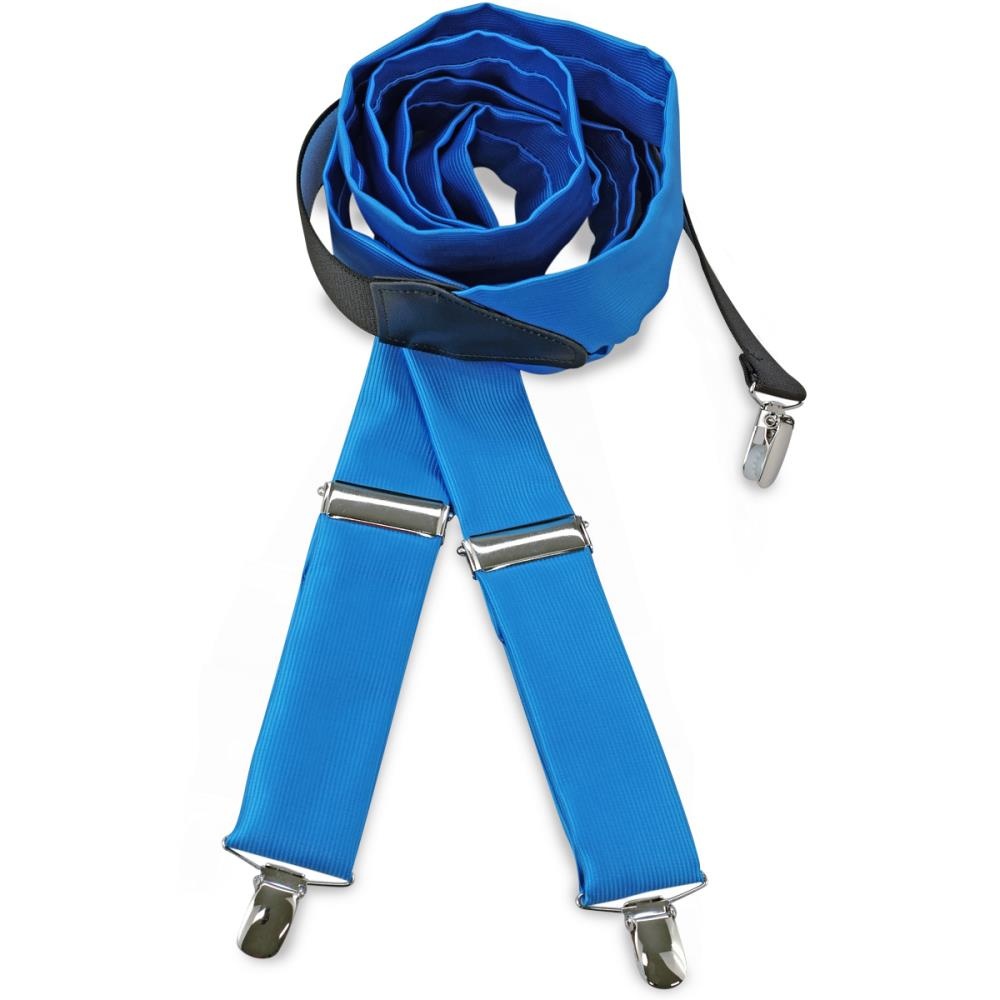 bretels polyester stof process blue - 1