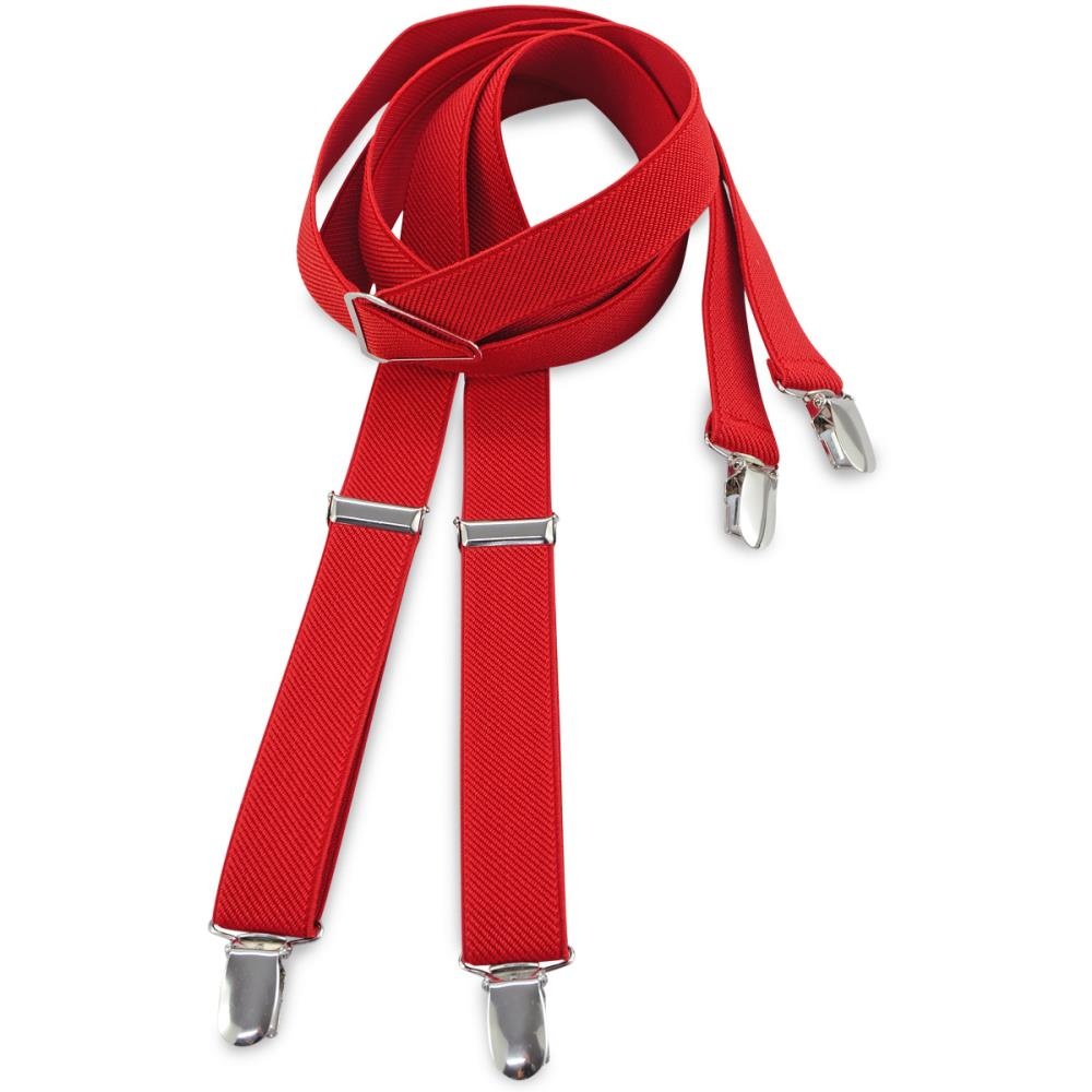 bretels rood smal - 1