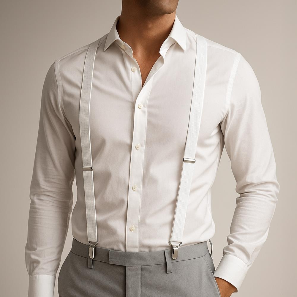 bretels wit smal - 2