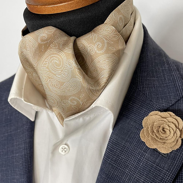 Choker Paisley Nuance beige