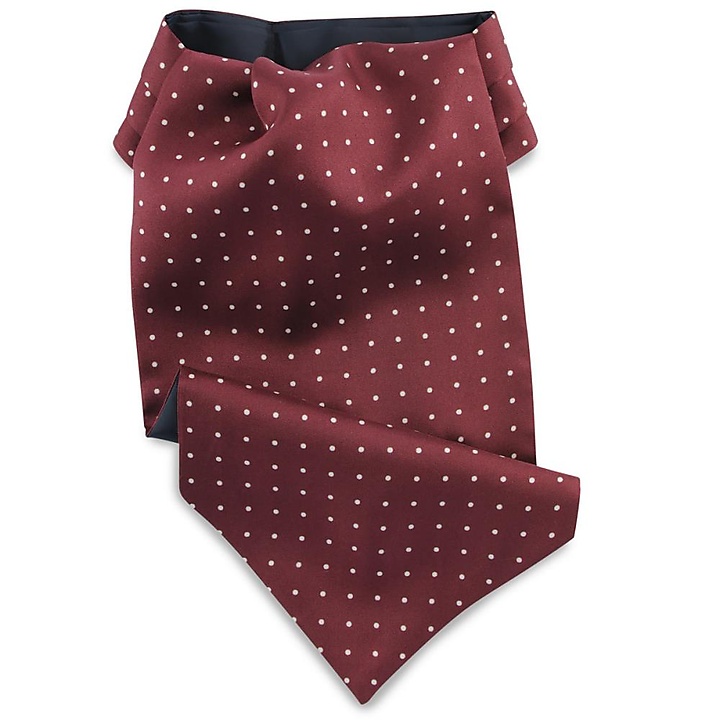Choker Polkadots bordeaux