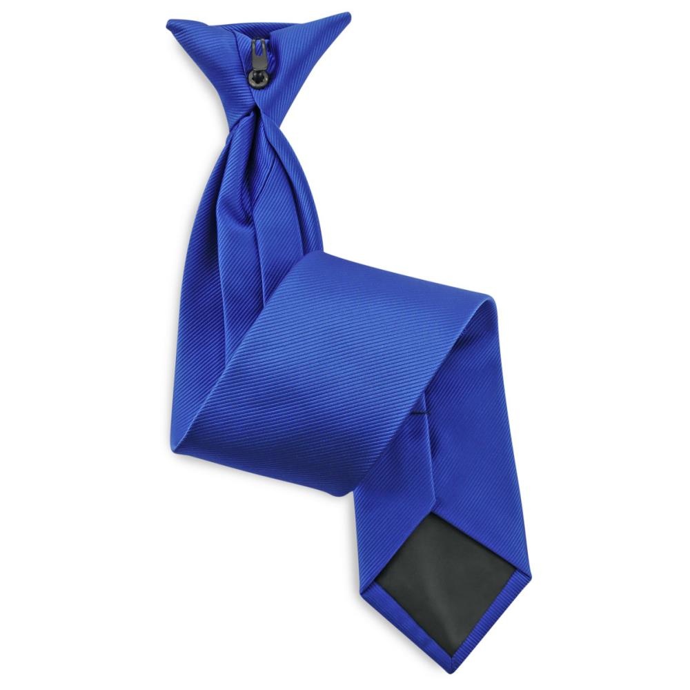 clipstropdas kobaltblauw repp - 1