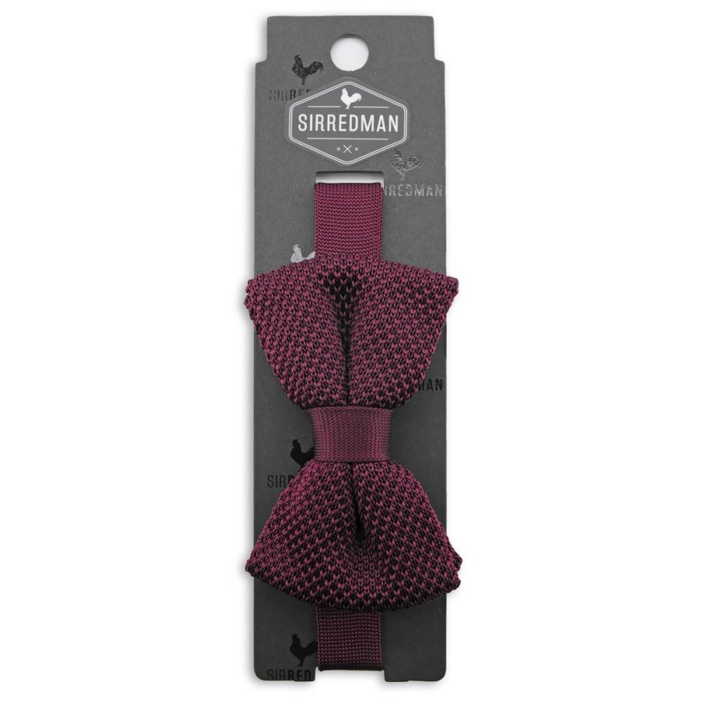 gebreide strik aubergine - 3