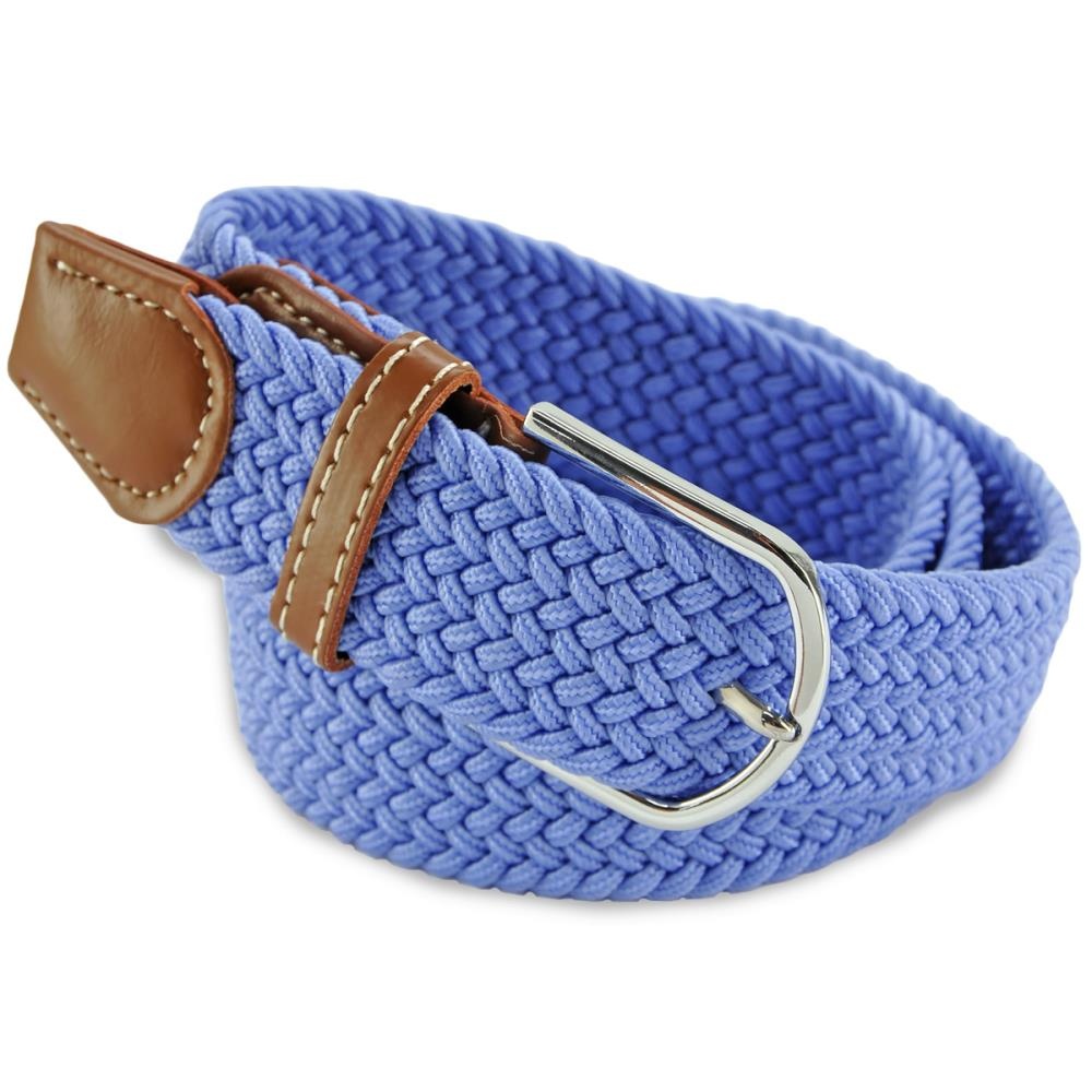 gevlochten riem lavendelblauw - 1
