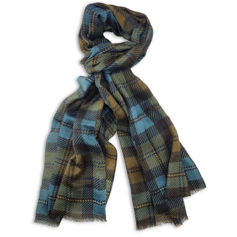 herensjaal Windsor Petrol-Brown - 2
