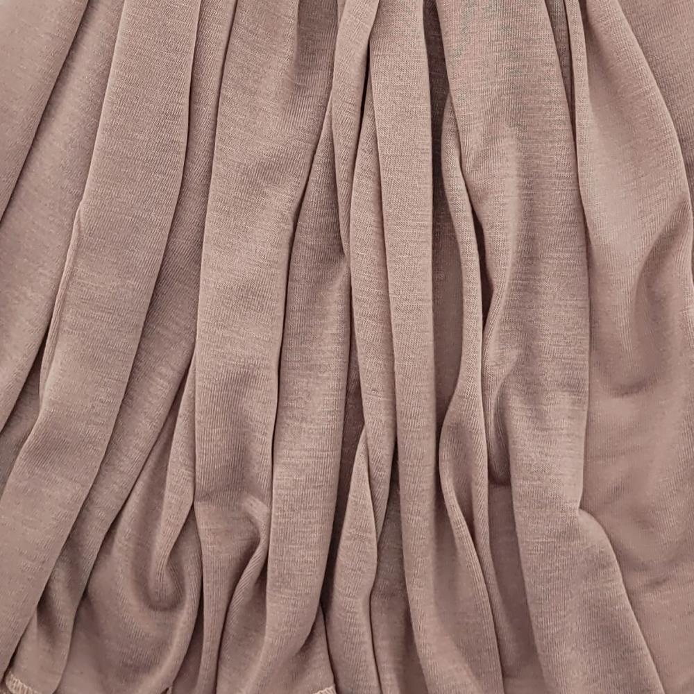 hoofddoek polyester jersey uni antique rose - 3