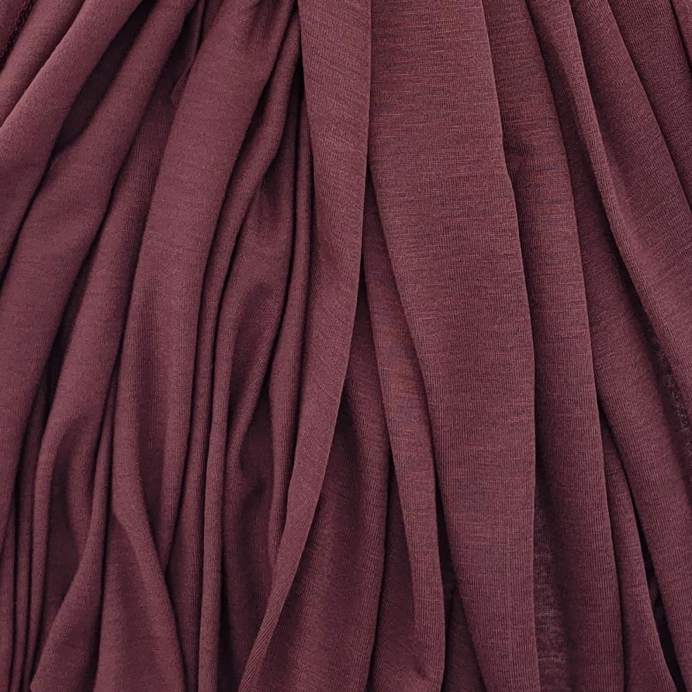 hoofddoek polyester jersey uni aubergine - 3