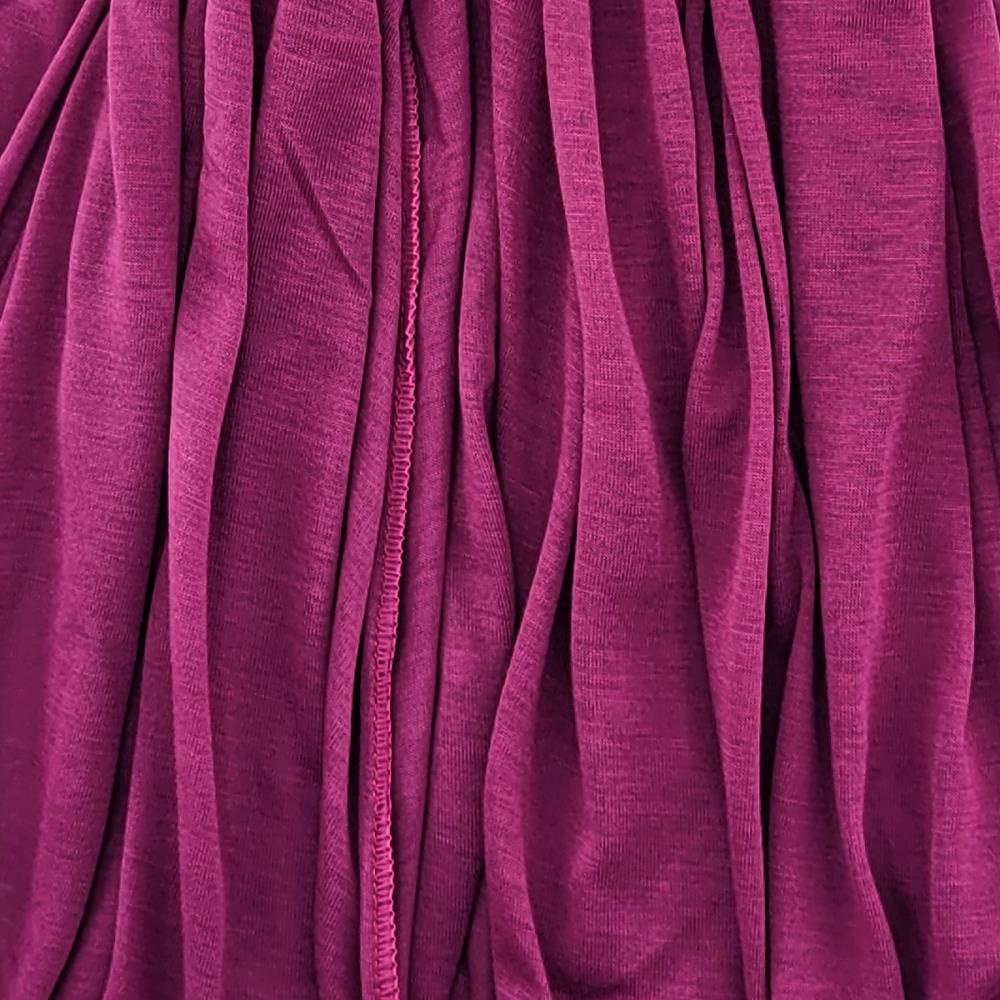 hoofddoek polyester jersey uni fuchsia - 3