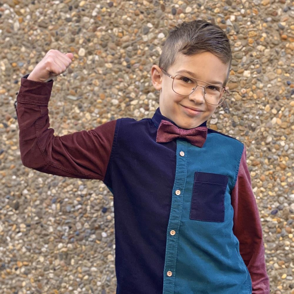 kinderstrik Perfect Presence Mauve - 1