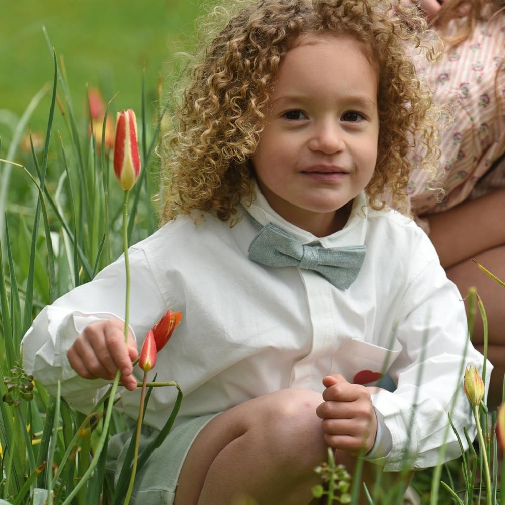 kinderstrik Sposo Stiloso groen - 1