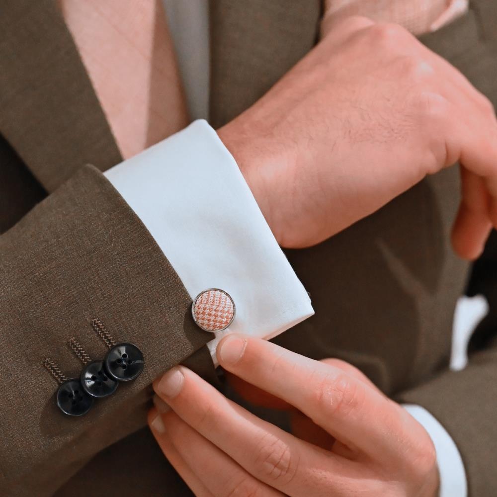 manchetknopen Charming Charles Terracotta - 1