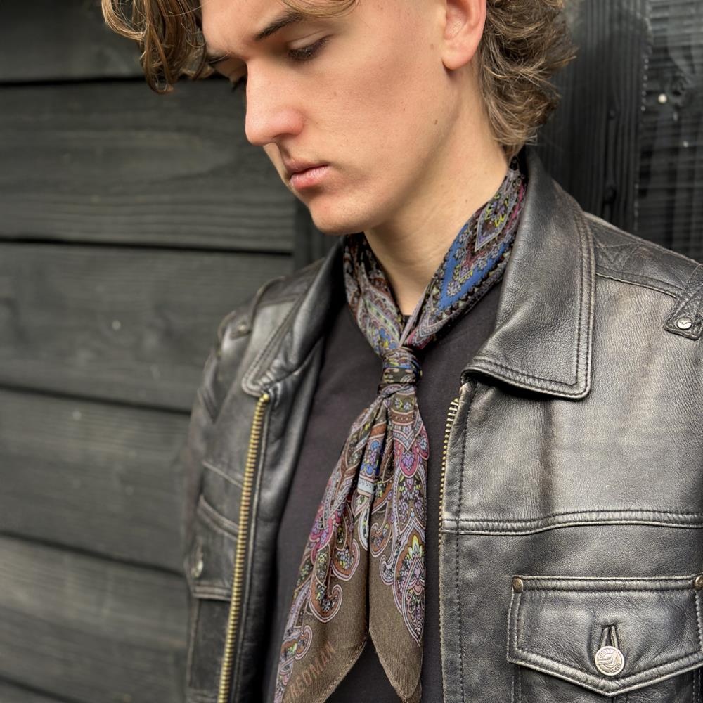 neckerchief Nikos chocolate - 2