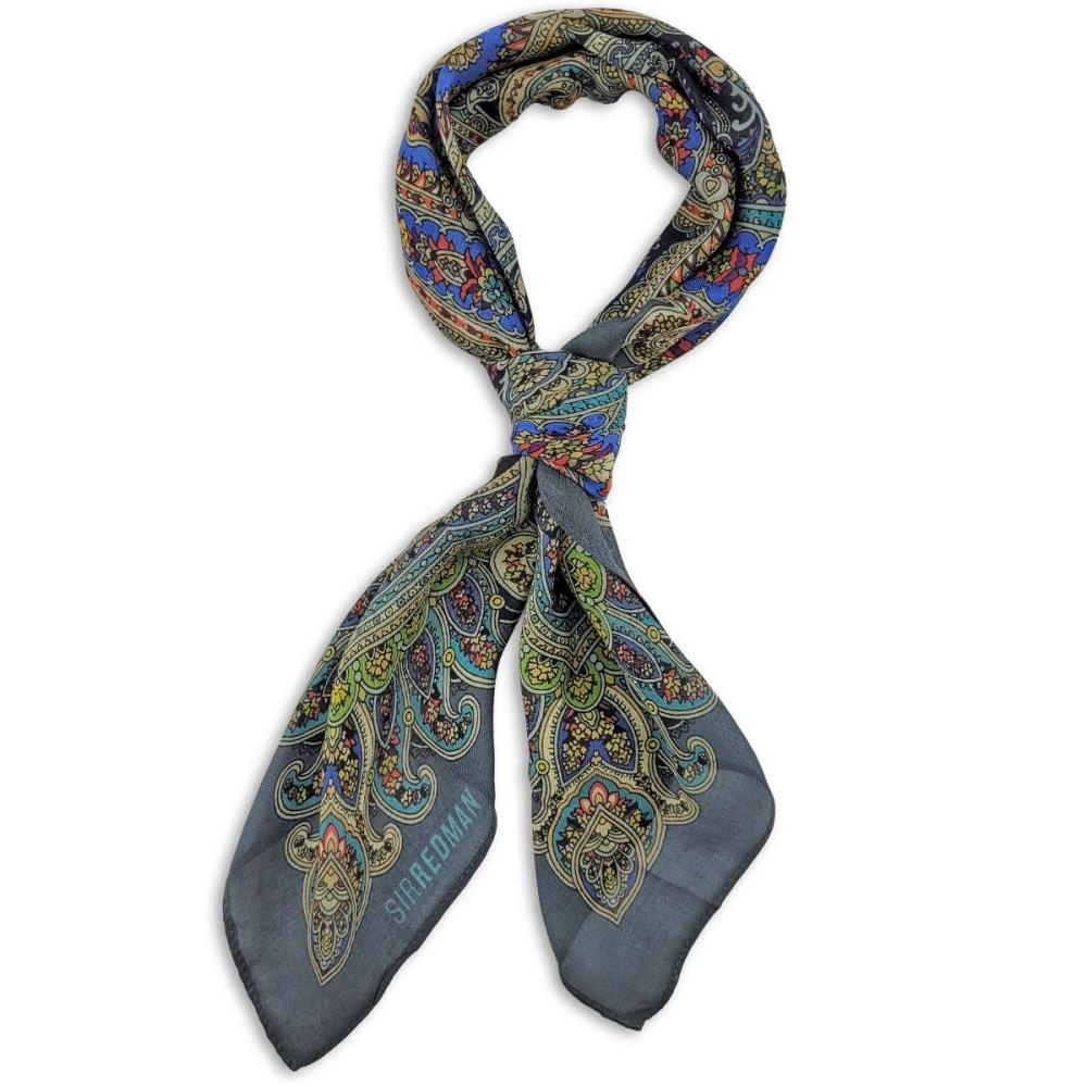 neckerchief Nikos grey-blue - 1