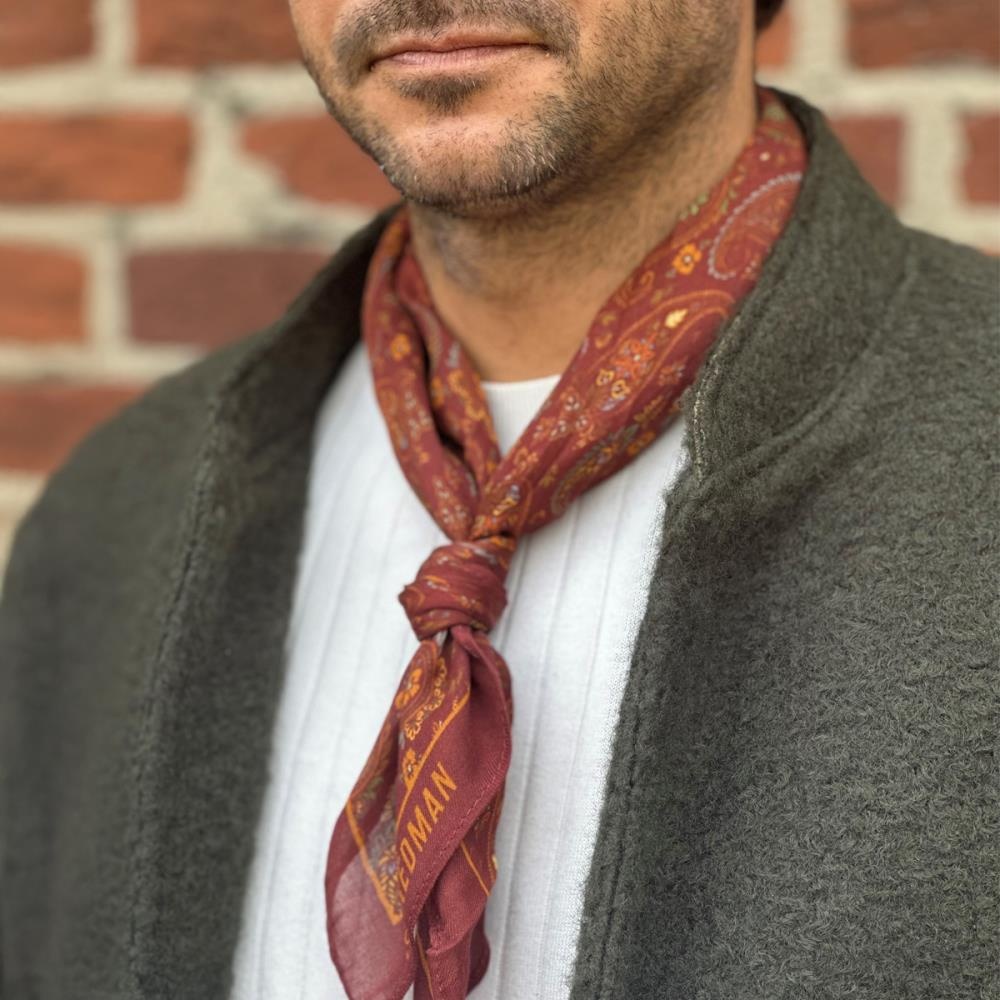neckerchief Norvin bordeaux - 1
