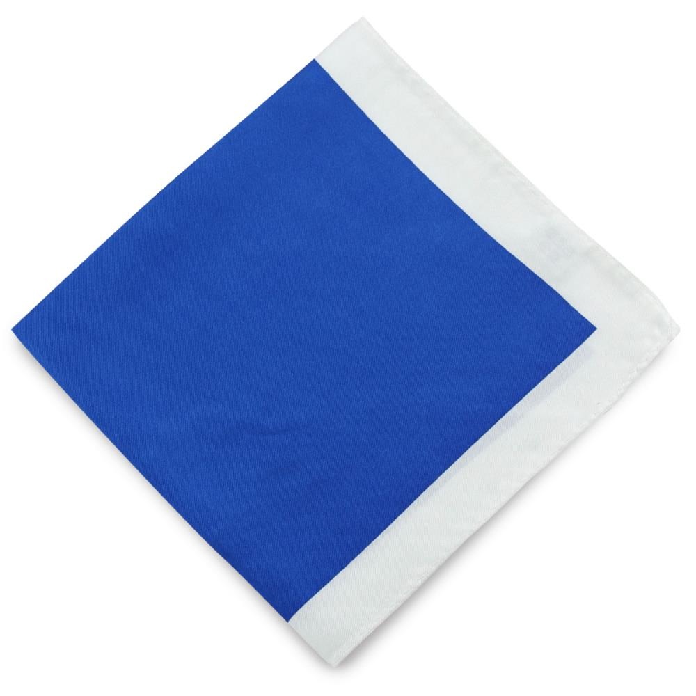 Pochet uni kobaltblauw - 1