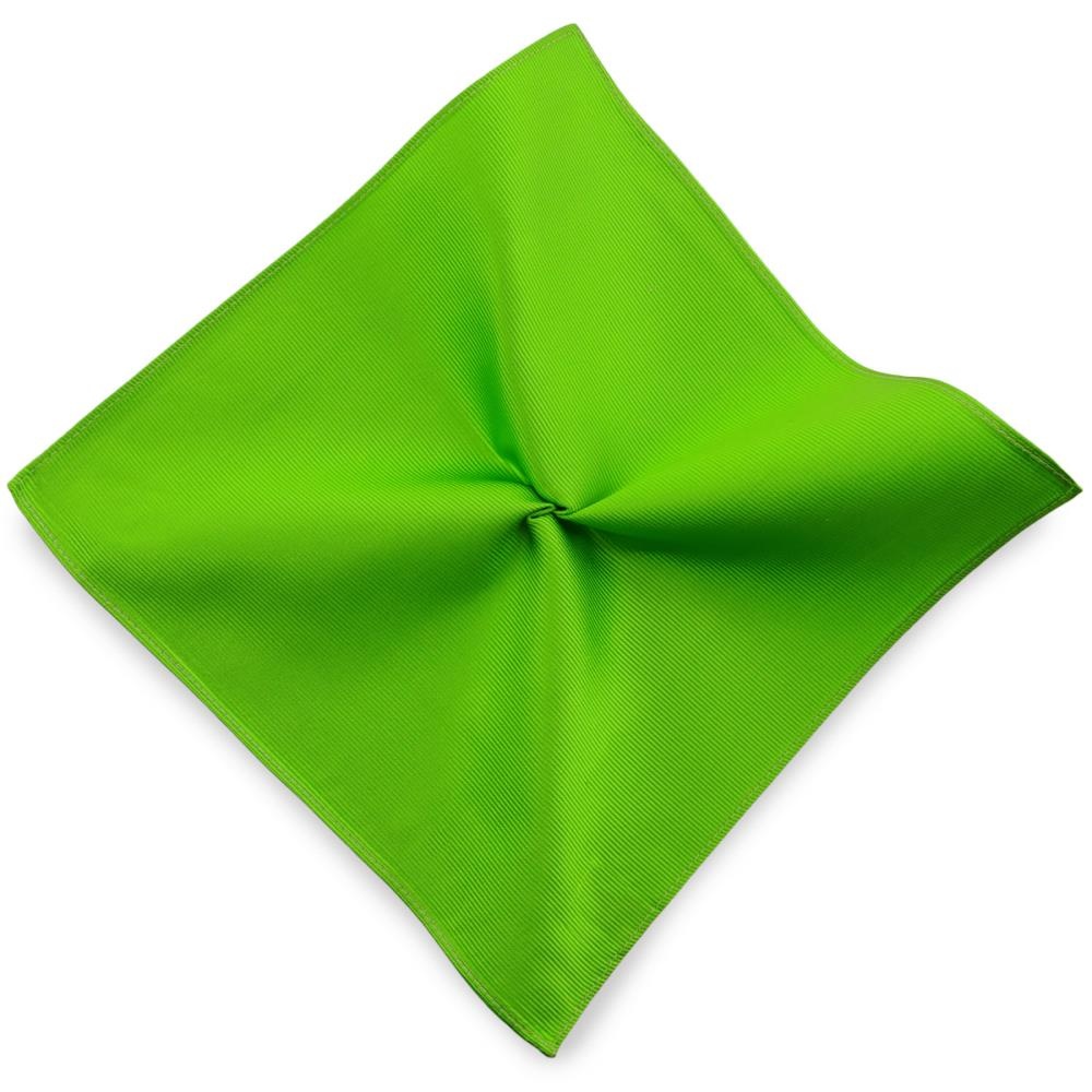 pochet zijde repp appelgroen - 1
