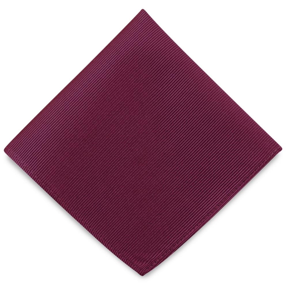 pochet zijde repp aubergine - 2