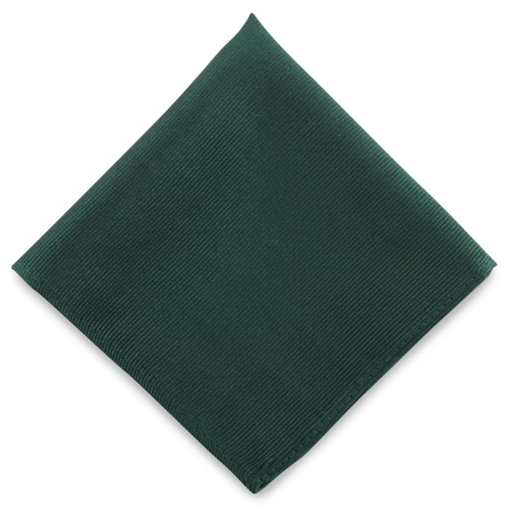 pochet zijde repp flessengroen - 1