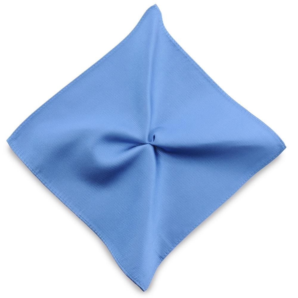 pochet zijde repp ijsblauw - 1