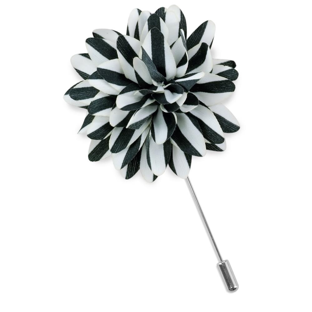 Revers pin dahlia streep - 1