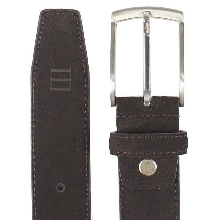 riem donkerbruin suede M