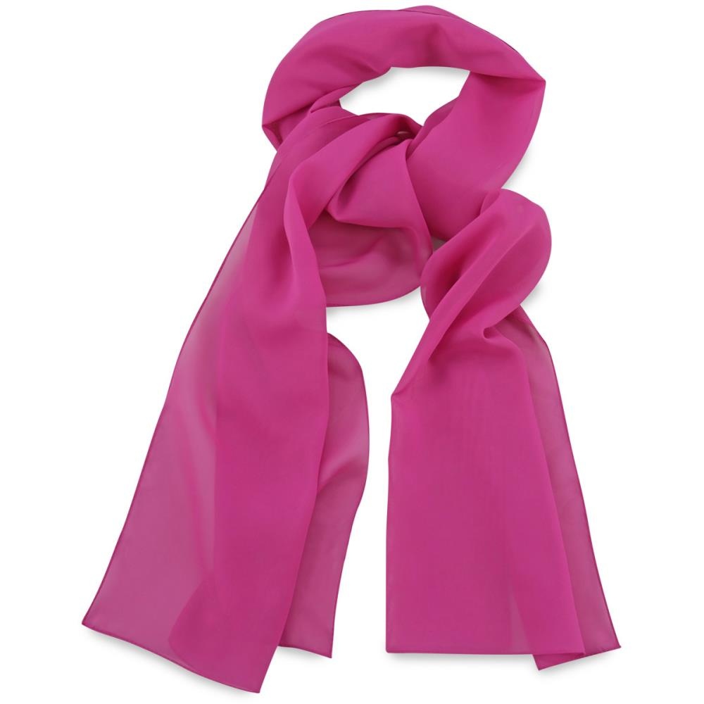 sjaal uni fuchsia langwerpig - 1