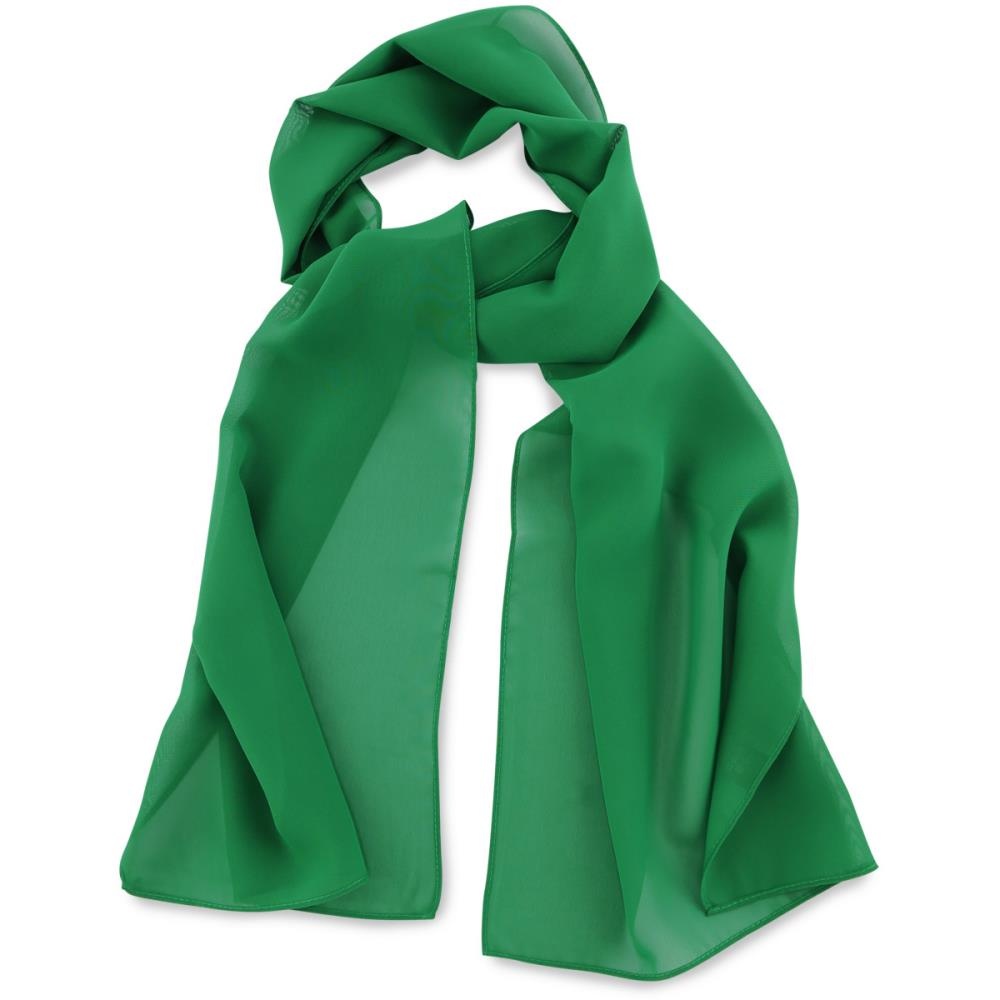 sjaal uni smaragdgroen langwerpig - 1