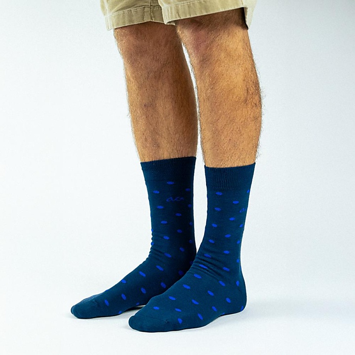socks Classic Dots Navy