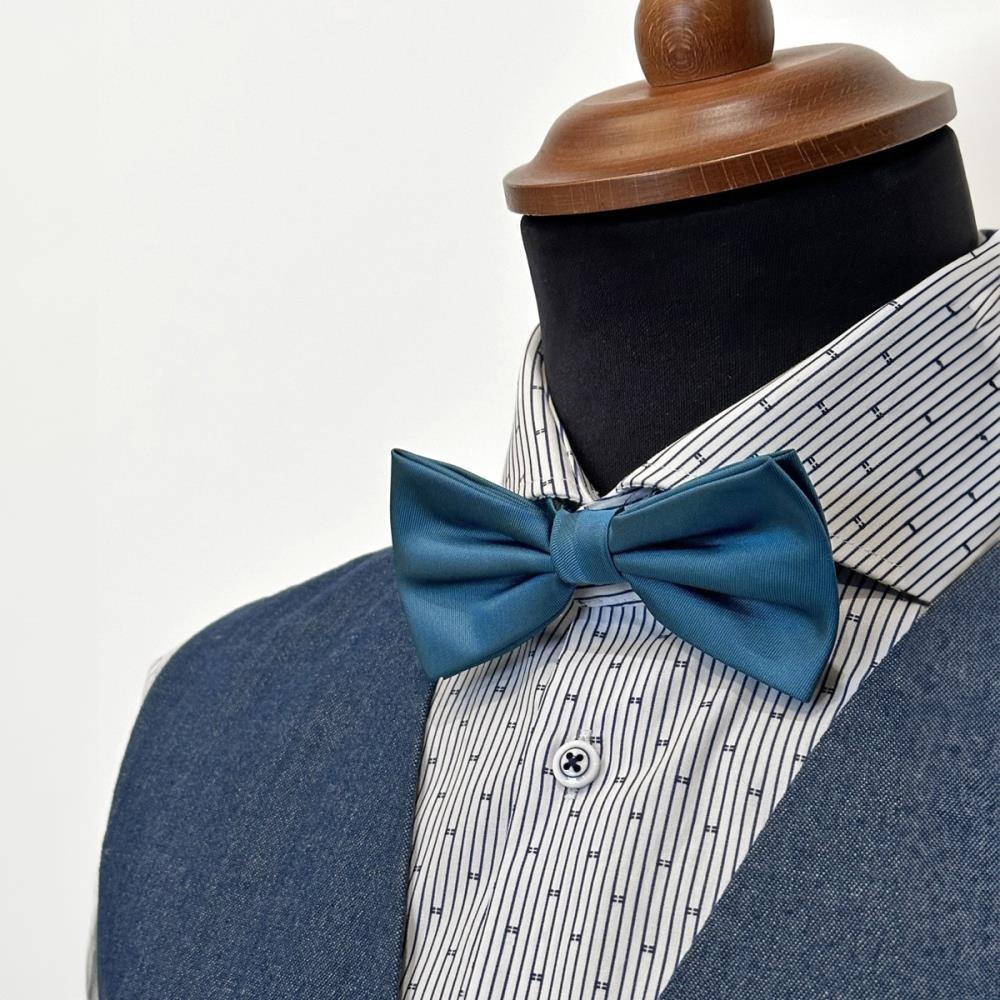 strik antiekblauw - 2