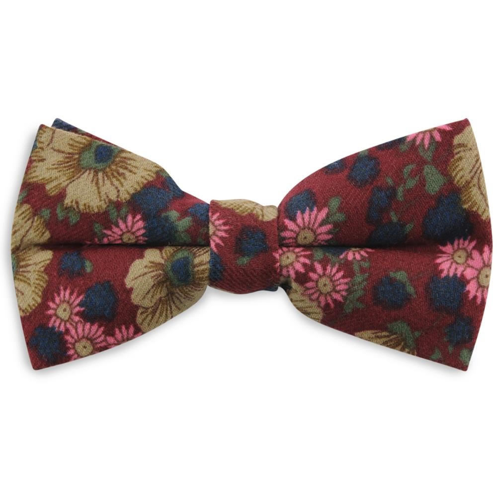 strik Vintage Flower bordeaux - 1
