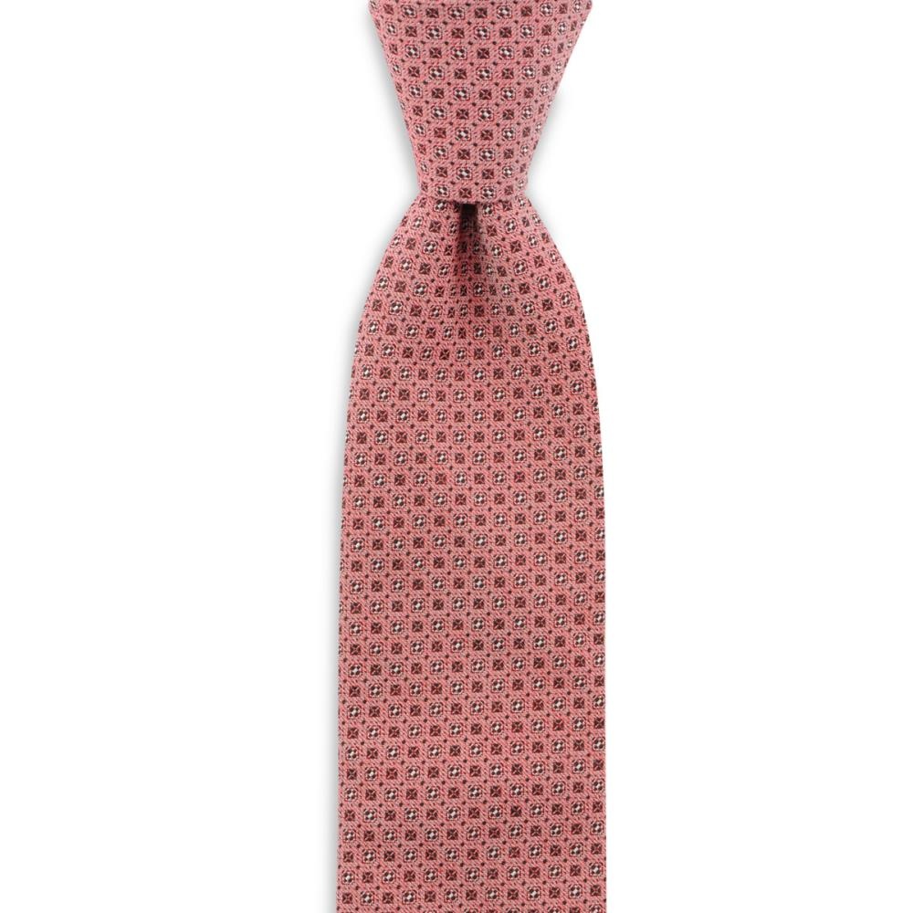 stropdas Cortese Classico rosa vintage - 1