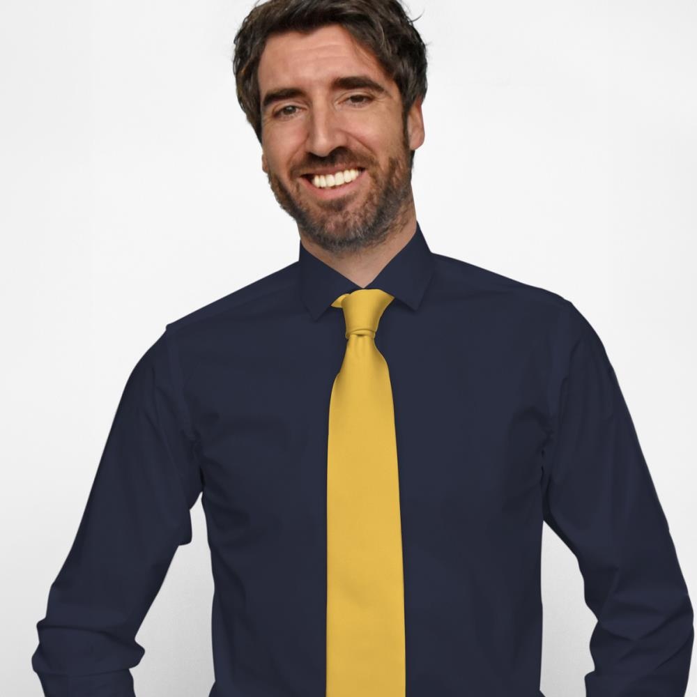 Stropdas fel geel - 2