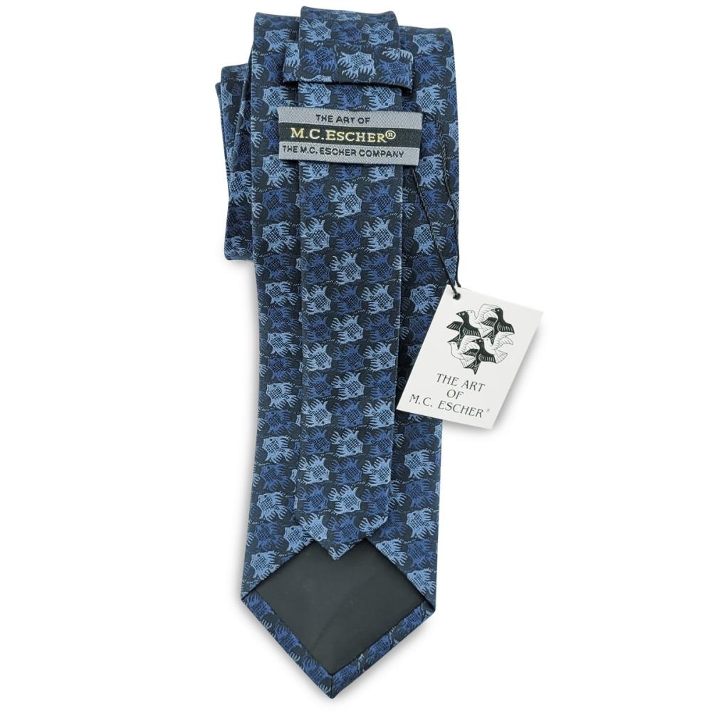 stropdas Fish Birds blue - 3