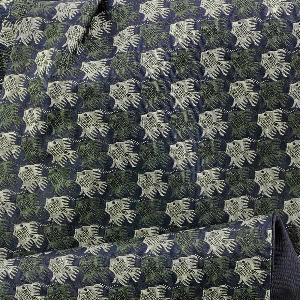 stropdas Fish Birds green - 4