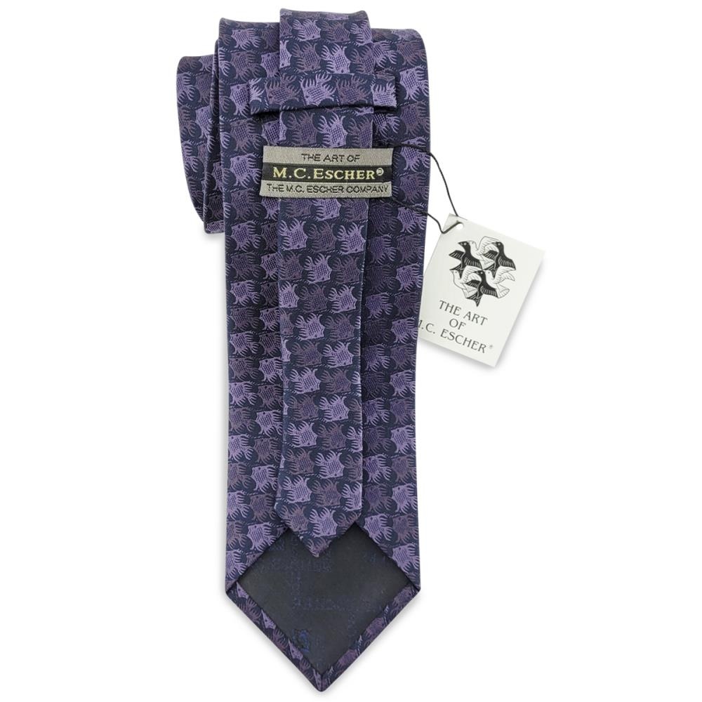 stropdas Fish Birds purple - 3