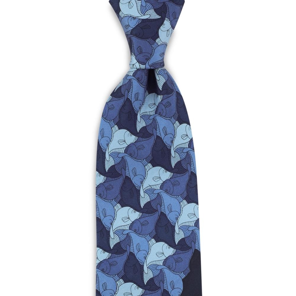 stropdas Fish blue - 1
