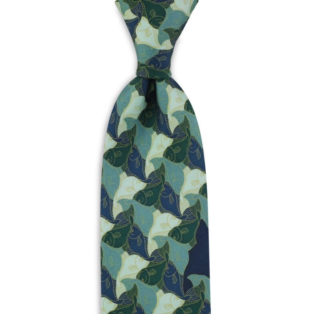 stropdas Fish green - 1