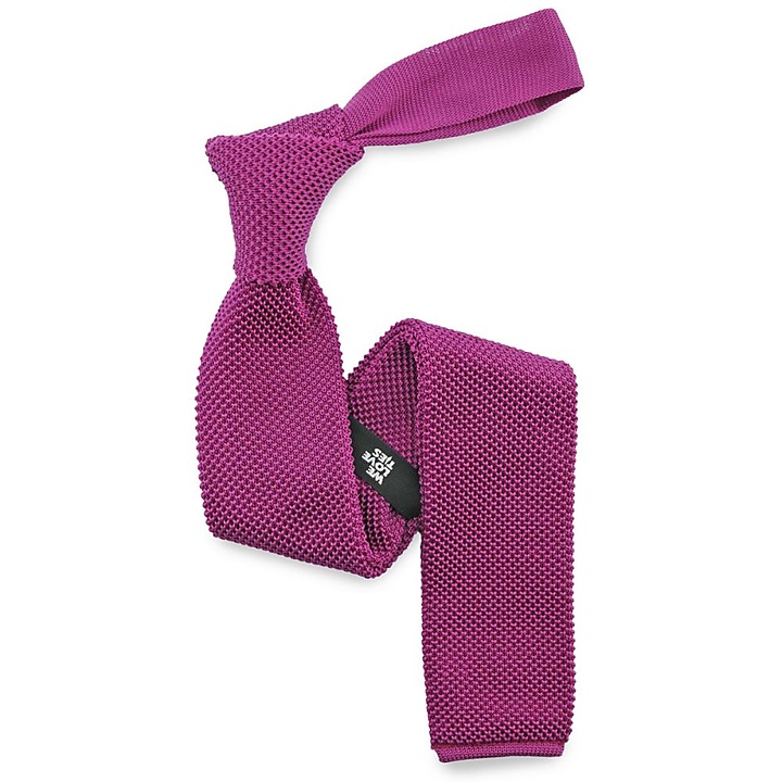 Stropdas gebreid fuchsia